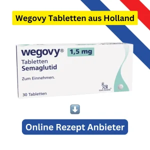 Holland Apotheke Medikament wegovy tabletten pillen wegovy